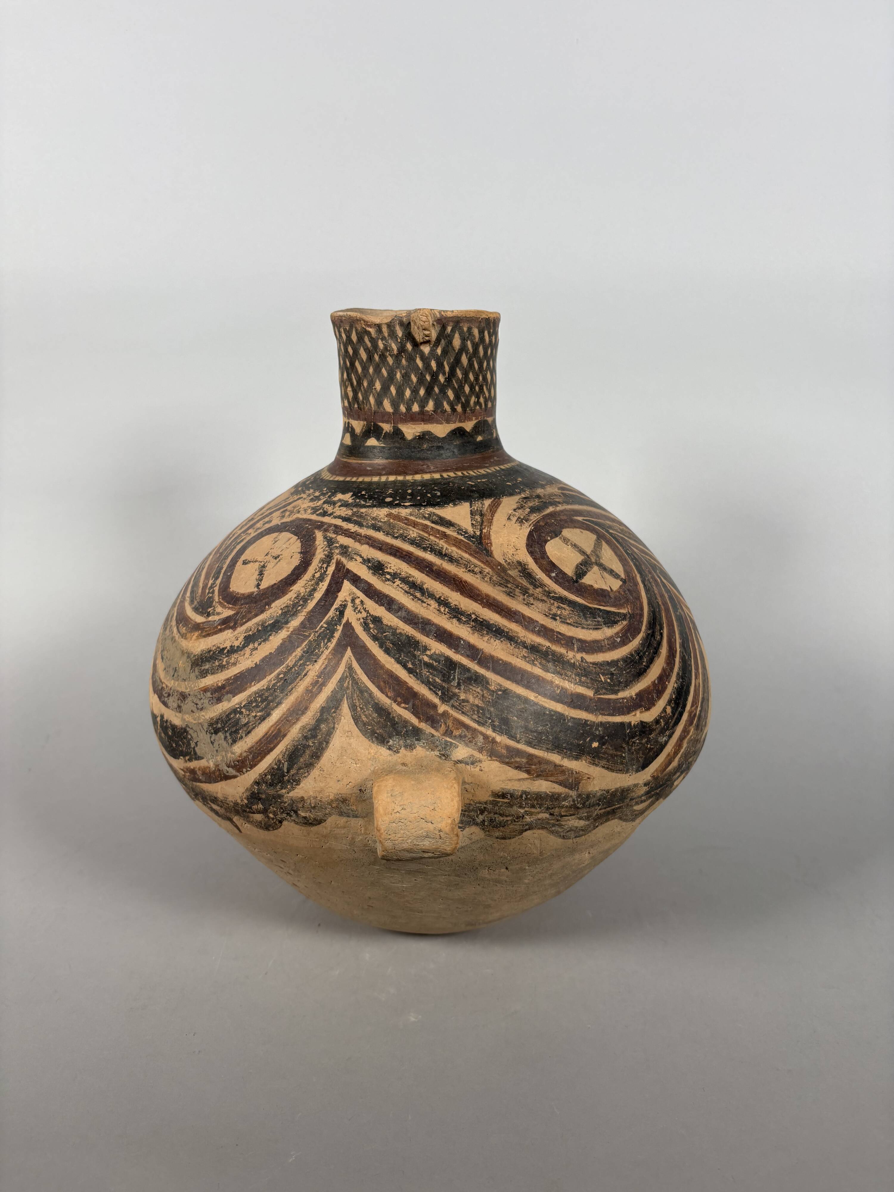 Painted terracotta vase, Neolithic period, Yangshao 4500-3000 BC