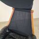 Fauteuil design scandinave cuir teck vintage Gote Mobler