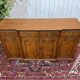 Enfilade with 4 English doors from the 1950s in mahogany.