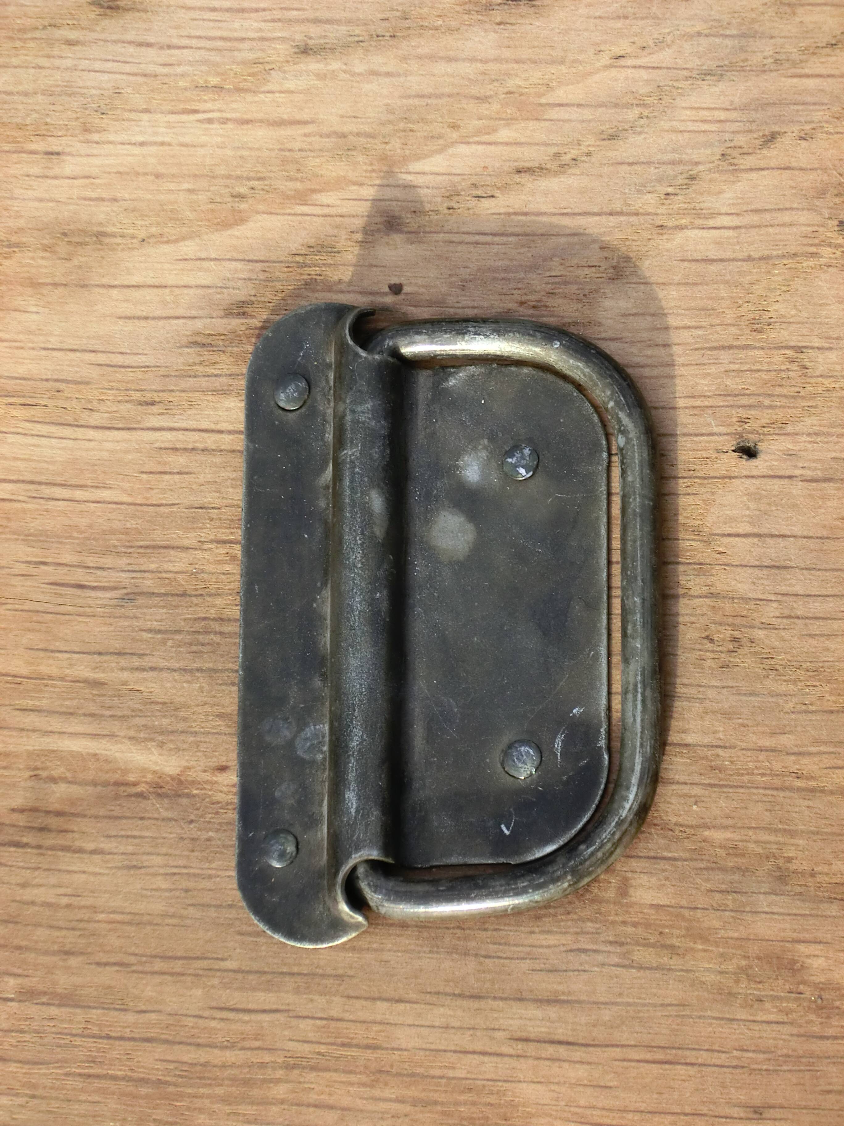 Old bistro icebox in solid oak - Small sideboard