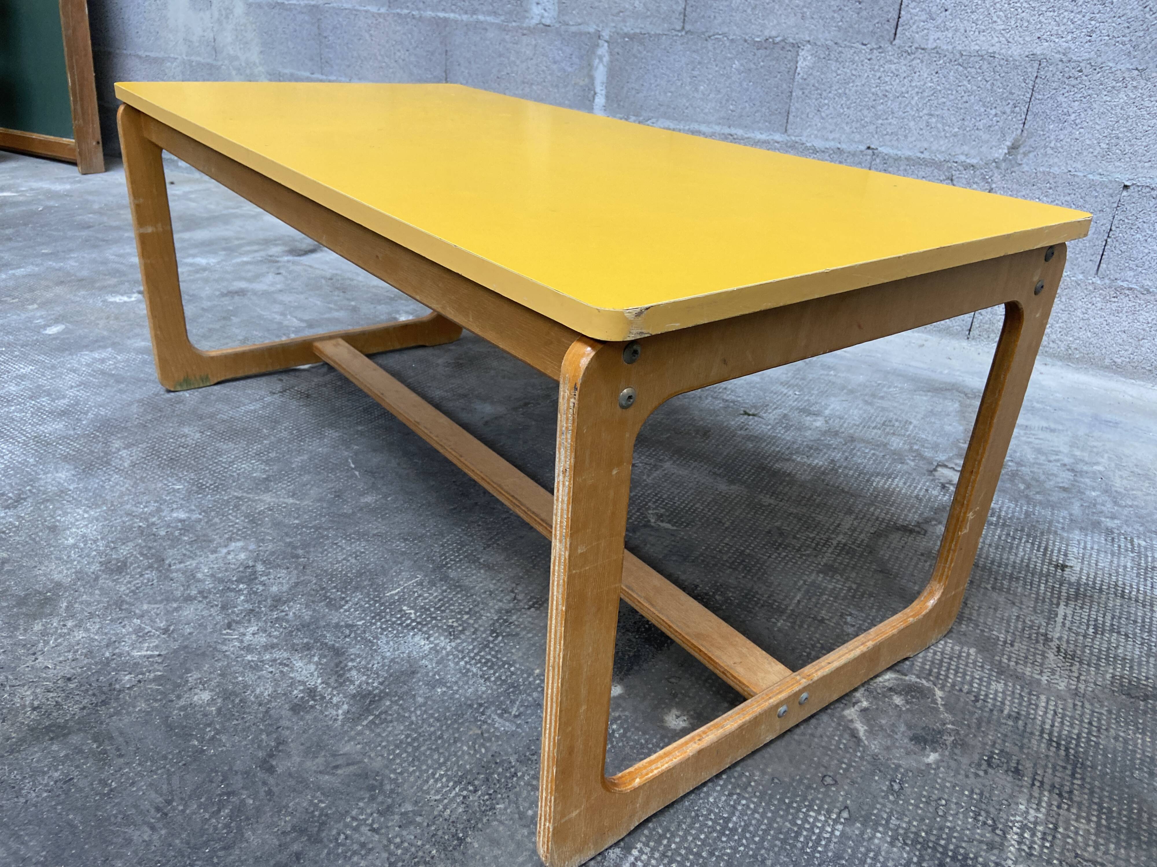 Vintage Formica coffee table 1970