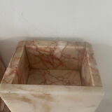 Pair of Art Deco marble and onyx bookends