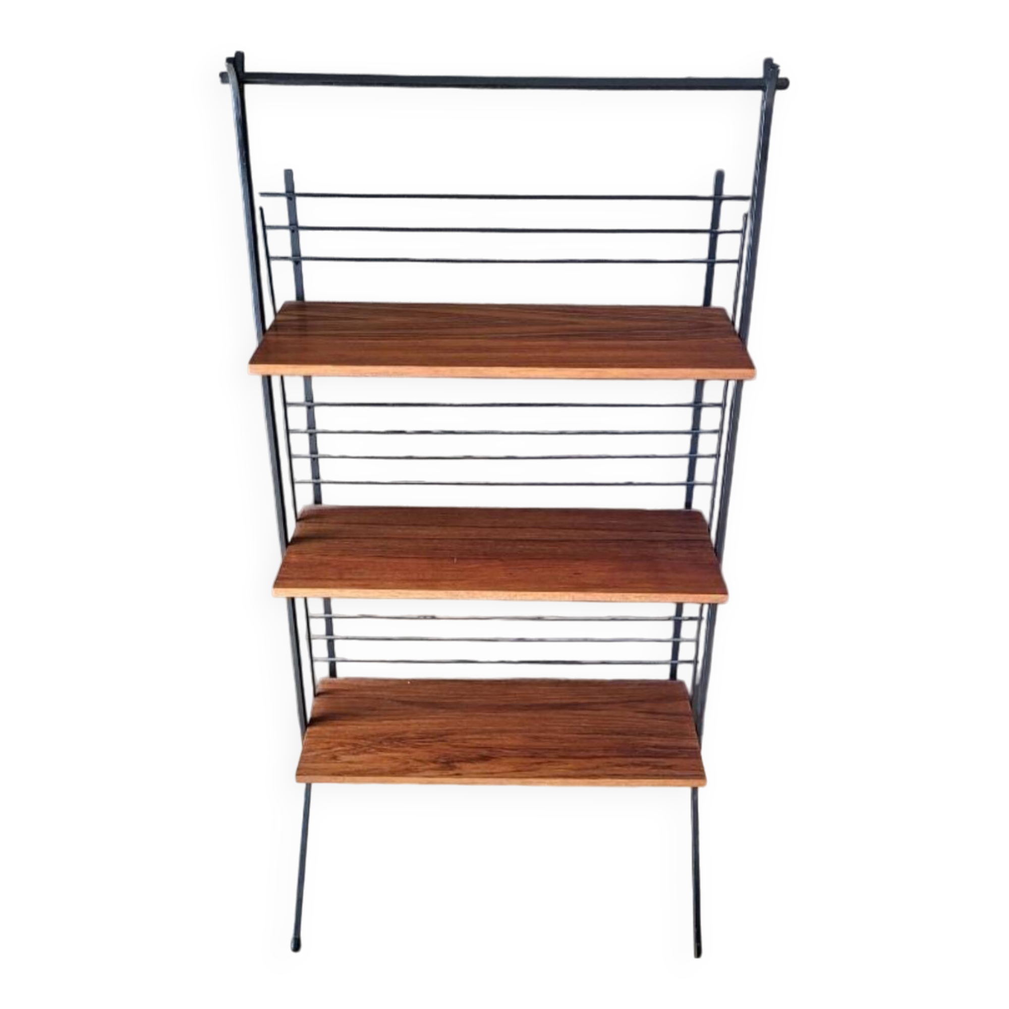 Vintage Teak Bookcase Shelf 70s'