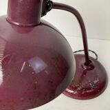 Former Kaiser Idell superb patina Model 6551 wide reflector