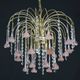Meryl Streep, Pink Murano Flowers and Crystal Drops Chandelier, 1980s