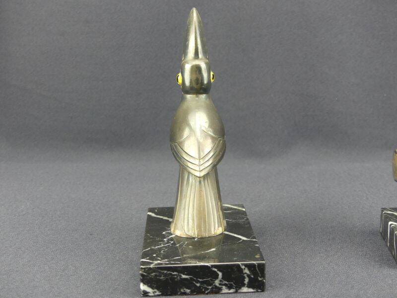 Pair of Art Deco toucan bookends
