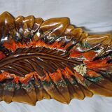 "Leaf" dish in Vallauris ceramic