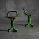 Whimsical Vine Twist Stools, France, Late 20th Century