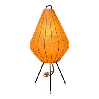 Lampe de table trépied minimaliste Cocoon du milieu du siècle réalisée par Artimeta, années 1960