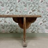 Weathered farm bench