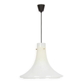 Superb large opaline glass pendant by Limburg, Germany, 1970s.