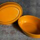 Duo of enamelled cast iron dishes Made in France LE CREUSET vintages