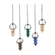 Set of 5 suspensions stalactite in stained glass vintage Nanny Still McKinney