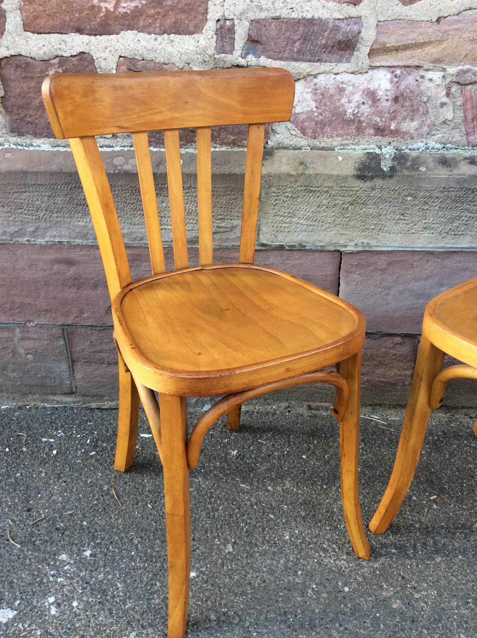 2 bistro chairs