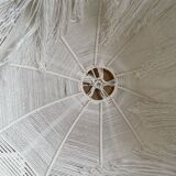 Macramé hanging lamp