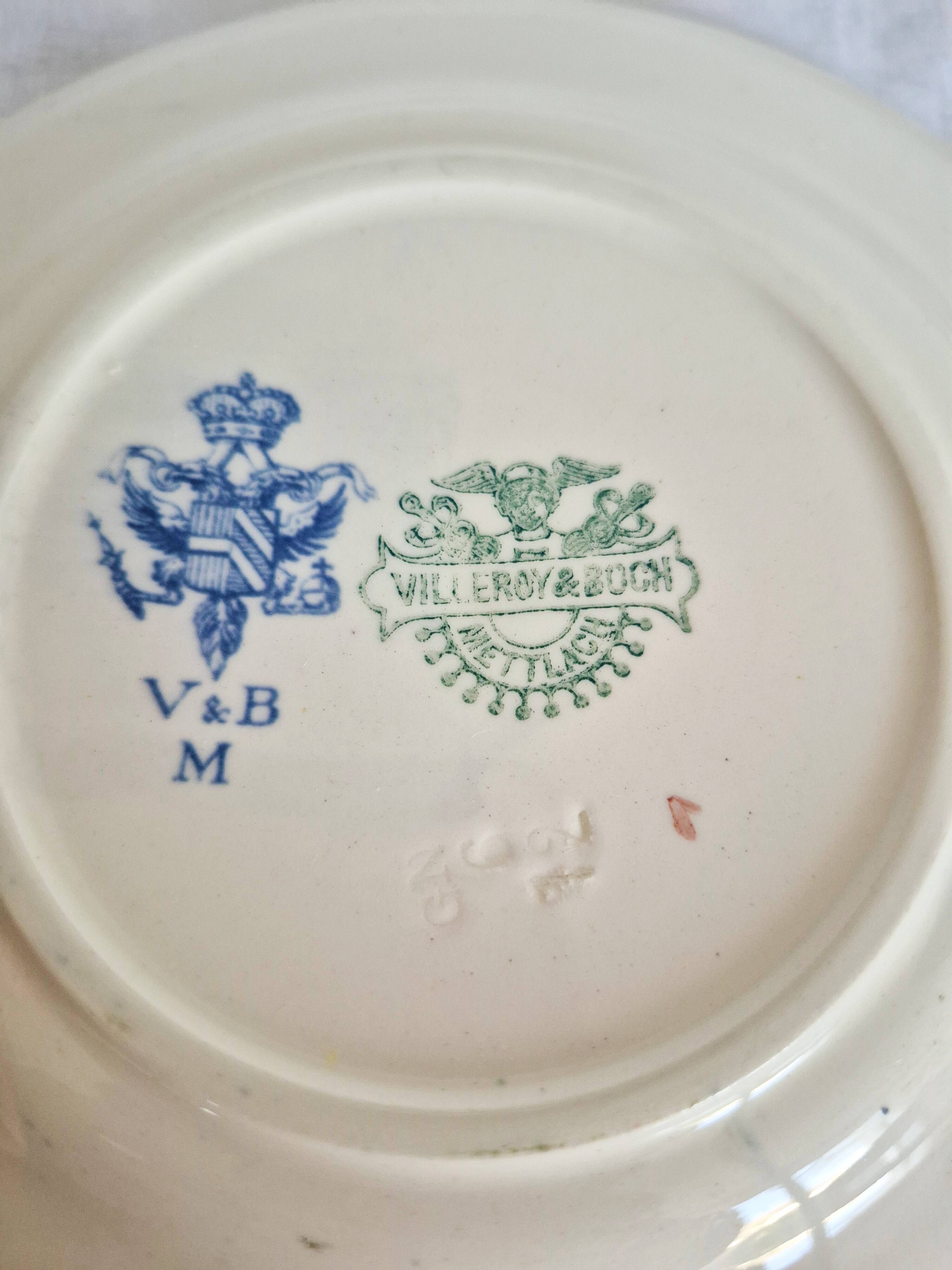 4 coupelles ou assiettes à pain  en faïence , Villeroy et Boch