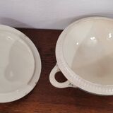 Iron earth tureen ec Salins, Louis XVI garlands