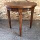 Old coffee table style louis XVI wood legs vintage columns
