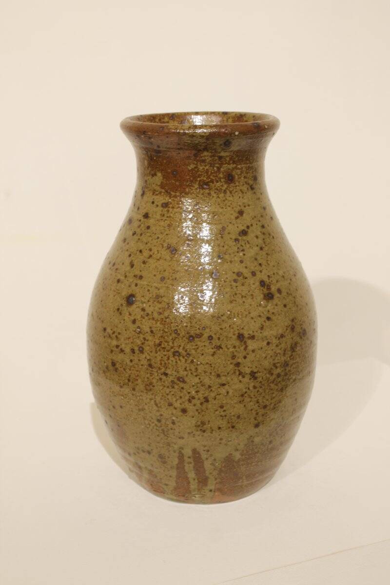 Important vase en grès pyrité de Guy Baudat (1938-2019)