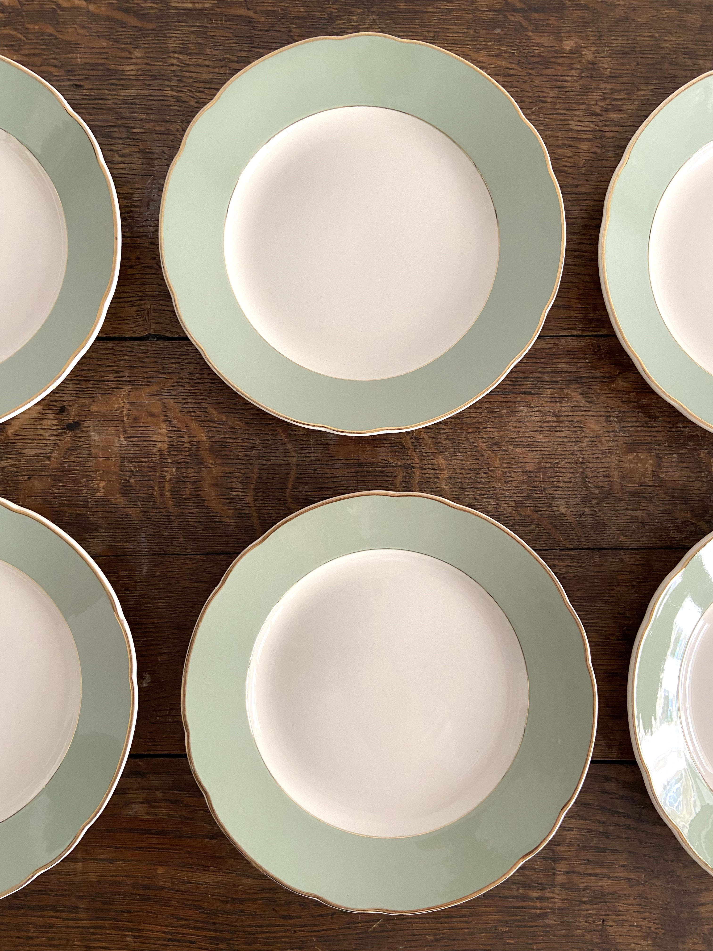 Set of 6 flat plates Villeroy & Boch