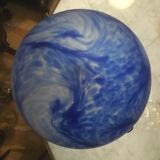 Mushroom lamp in glass paste