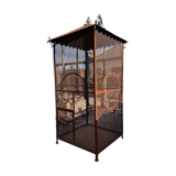 Handcrafted wrought iron aviary