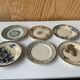 6 vintage plates