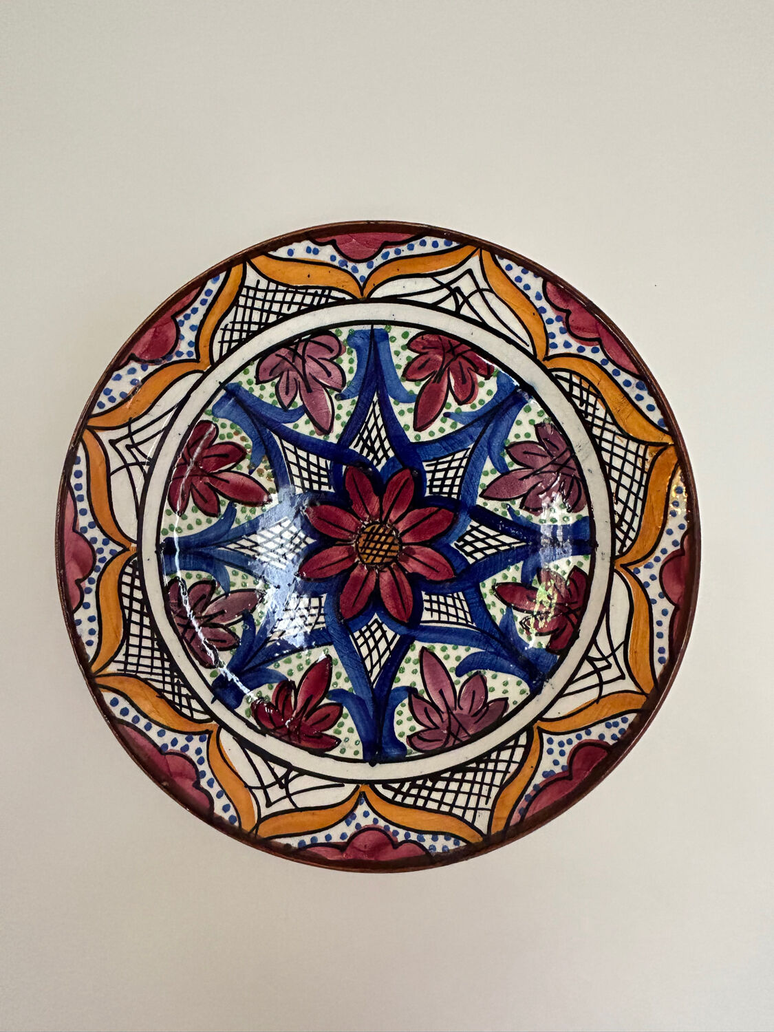 Spanish ceramic plate