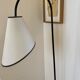 Vintage floor lamp with shelf