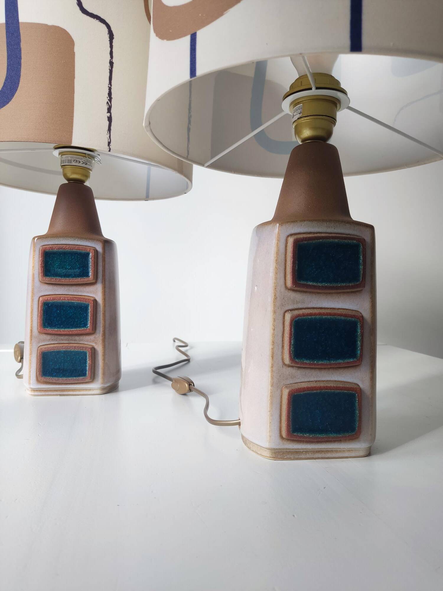 Pair of Soholm lamps - Denmark 60s