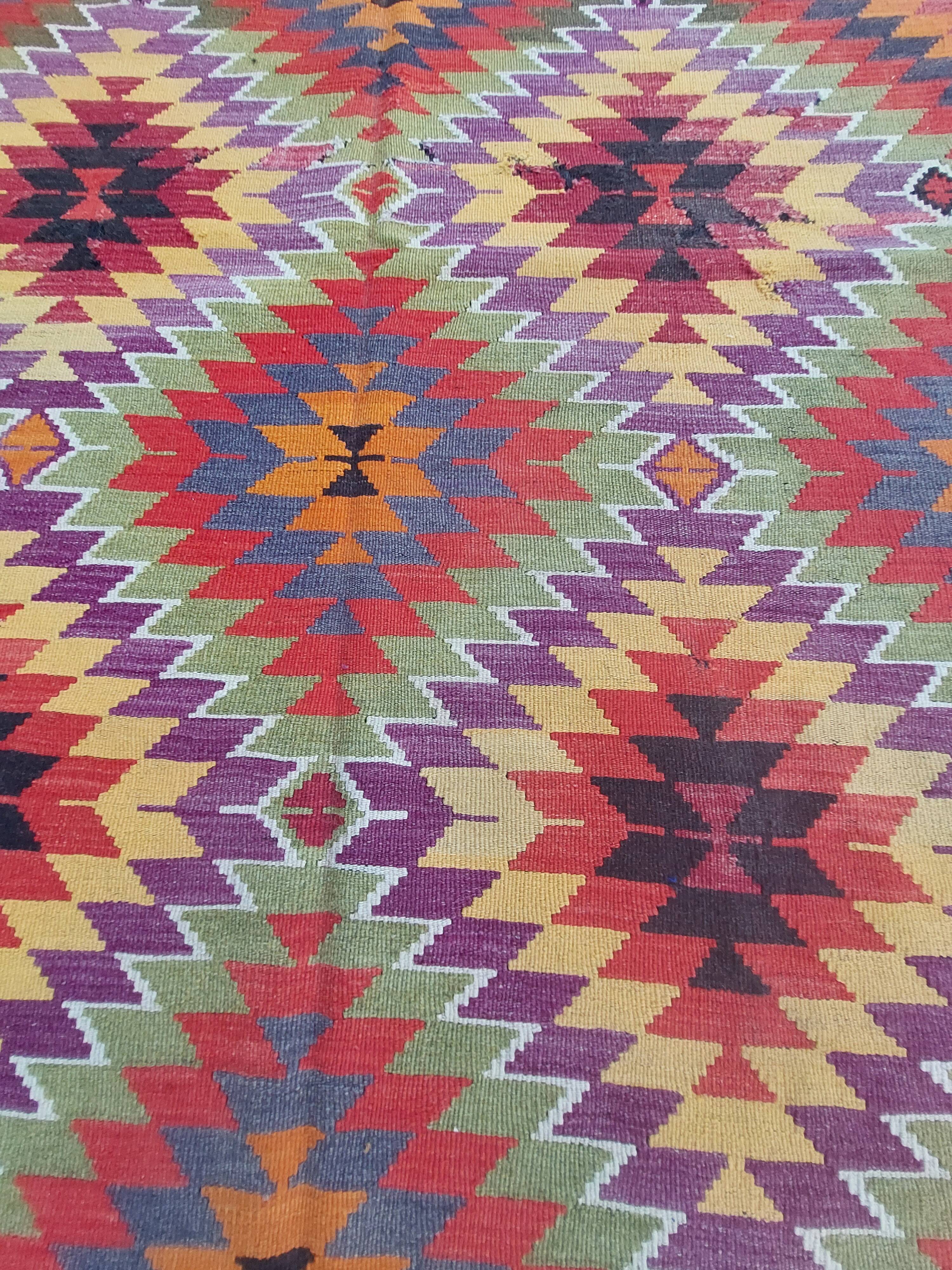 Turkish Kilim Rug,302x177 cm,myk-1650.