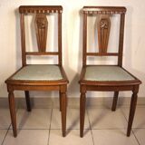 Paire de chaises Art Déco