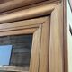 Antique glass-fronted Parisian cupboard: display cabinet bookshelf