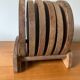 Display and plates in vintage Scandinavian wood