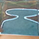 Coffee table in ceramic tiles 60s/70s