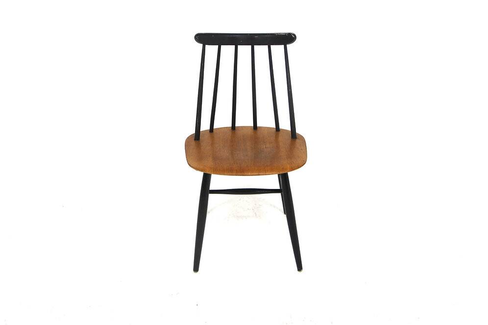 Set of 4 "Fanett" teak chairs by Ilmari Tapiovaara, Sweden, 1960