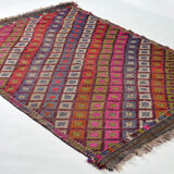 Anatolian handmade kilim rug 230 cm x 155 cm