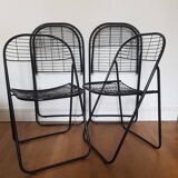 Set of 2 Alland folding chairs by Niels Gamelsgaard