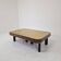 L. De Boussy, Table basse en laiton gravé, Belgique, 1976