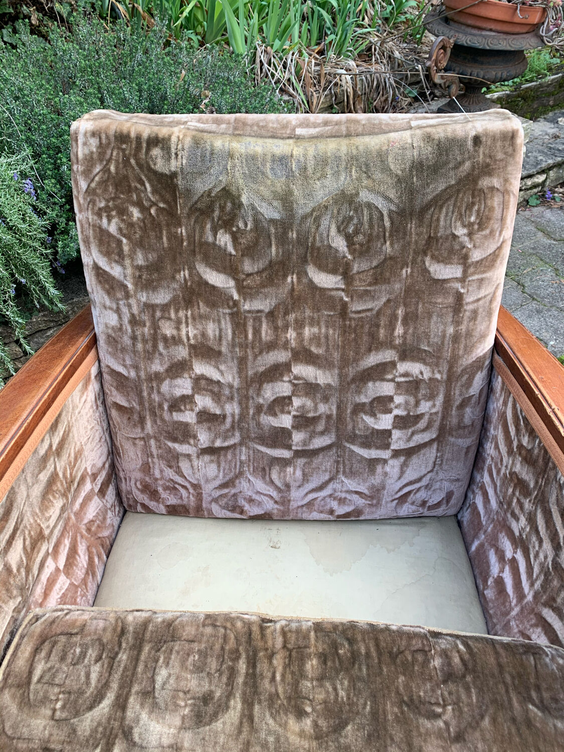 Art deco armchair