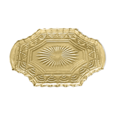 60s molded glass tray
