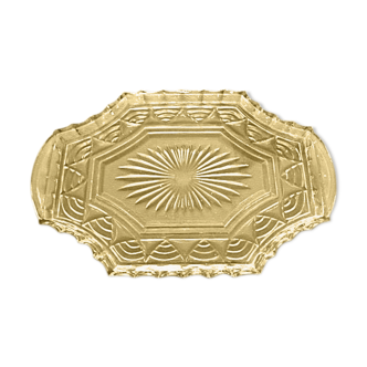 60s molded glass tray