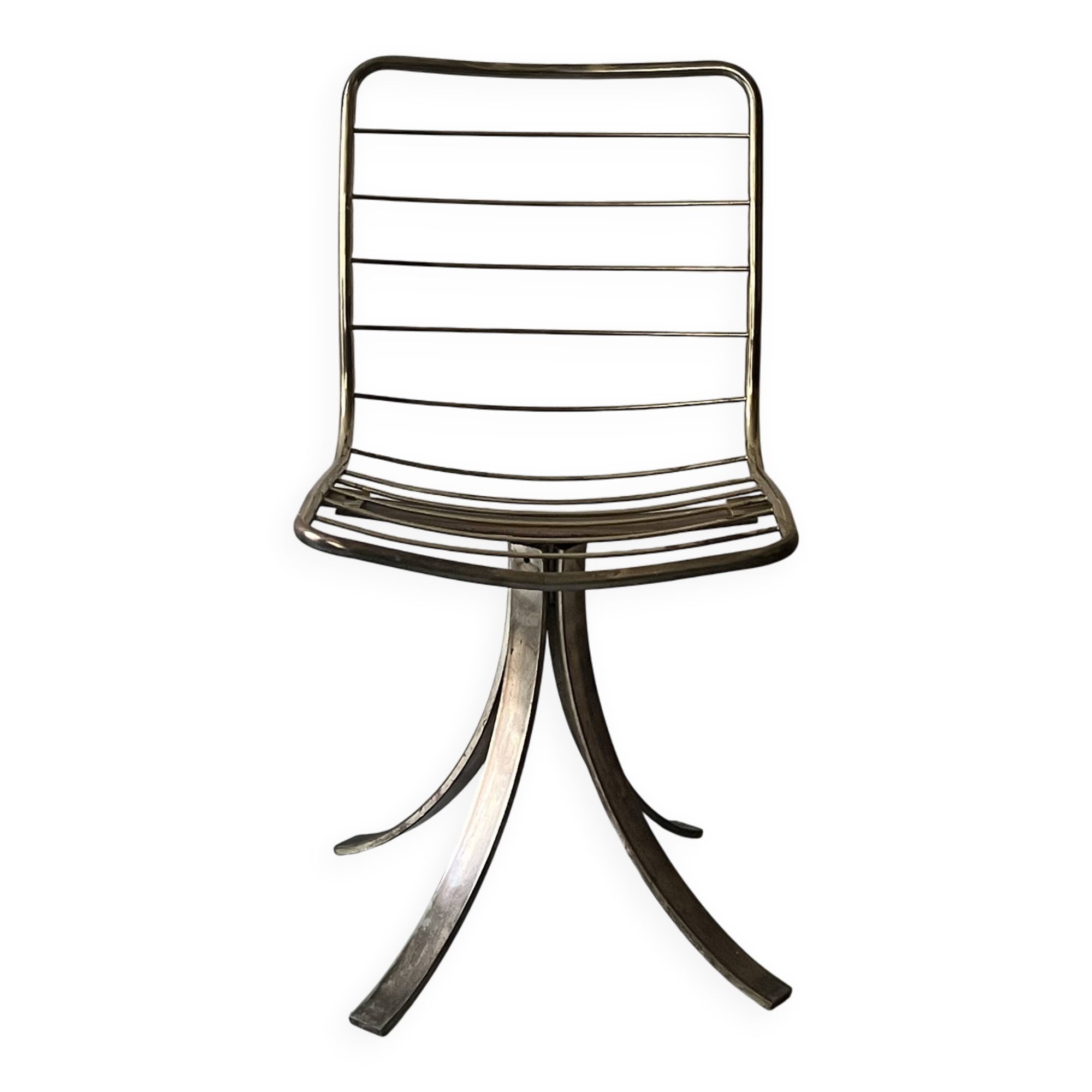 Tulip metal swivel chair, 1970s design