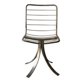 Tulip metal swivel chair, 1970s design