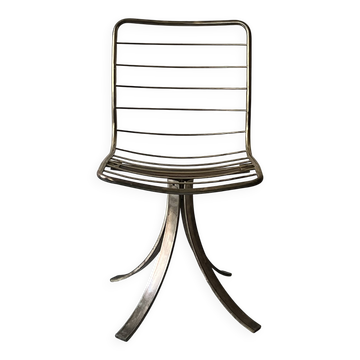 Tulip metal swivel chair, 1970s design