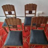 4 chaises Art Déco