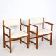 Paire de fauteuils scandinaves années 60