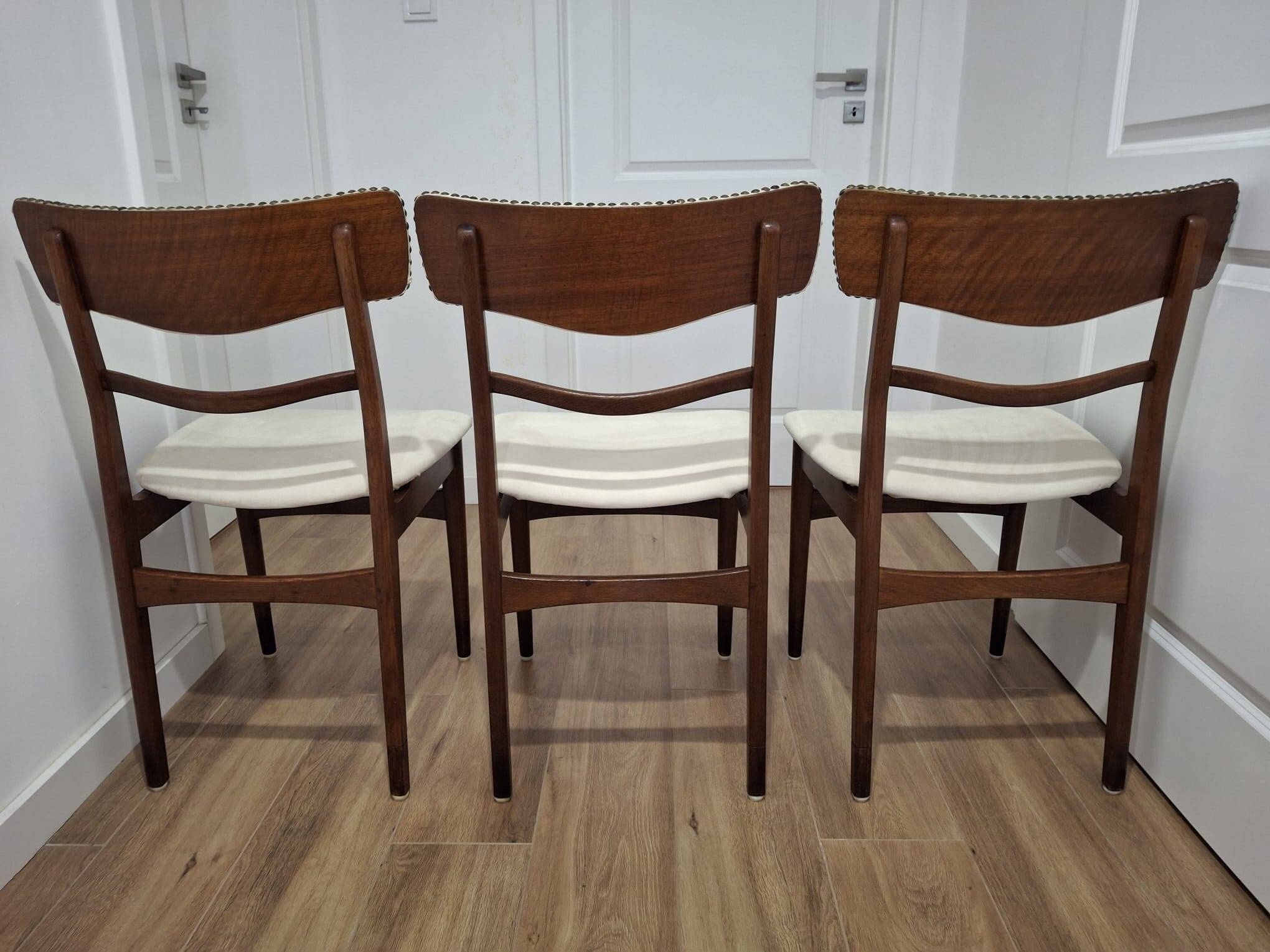 Set of three chairs, Denmark, 1960s