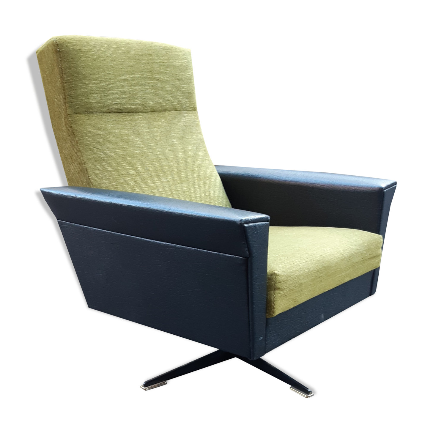 Fauteuil vintage pied pivotant