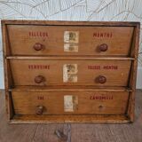 Tea sommelier or apothecary furniture